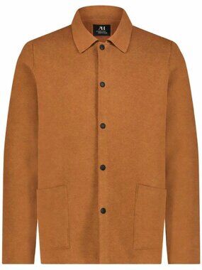 American Heritage Orange Birdseye Sweater Cardigan